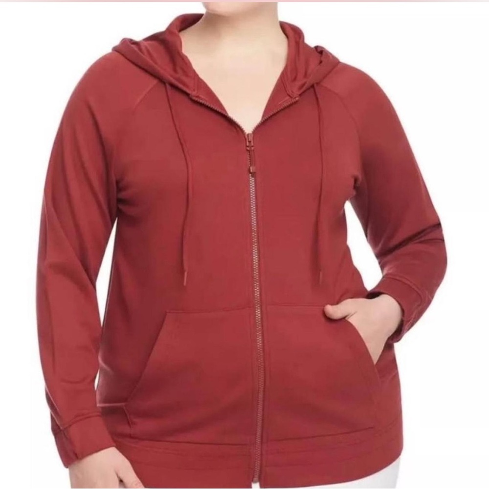 NEW! Anne Klein women’s 2X red lightweight jacket NWT!